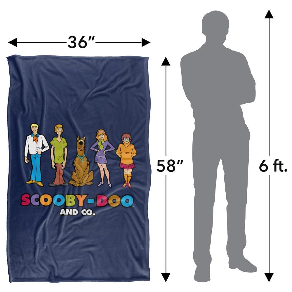 Scooby Doo And Co Lineup Soft Touch Blanket