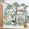 Panda Wall Stickers Cute Animal Wall Ecological Decals for Living Room Bedroom Background Wall Decoration