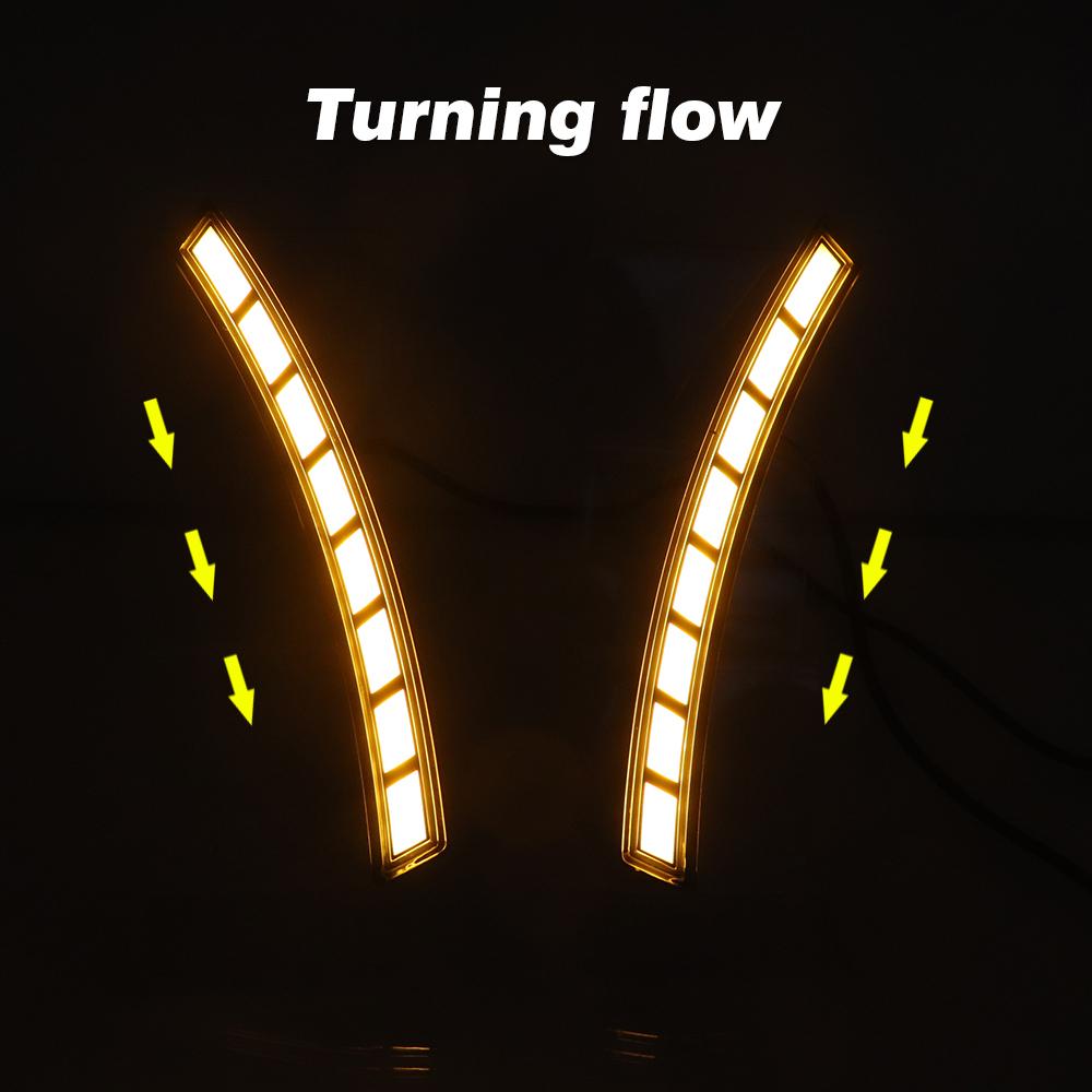 Пара боковых габаритных огней, указателей поворота, противотуманных фар 12 В для Honda CR-V 2023-2024