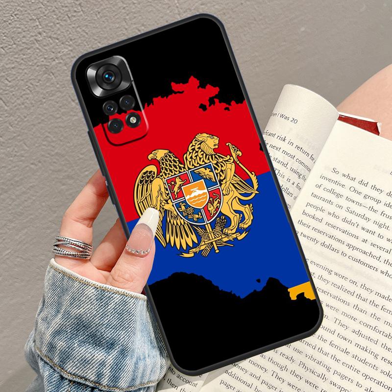 Армения Армянский флаг Чехол для телефона для Xiaomi Redmi Note 14 13 12 9 10 11 15 Pro Plus 13C 10C 12C 14C 15C