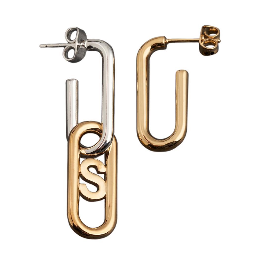 Двухцветная серьга AG3 SUPERB для женщин