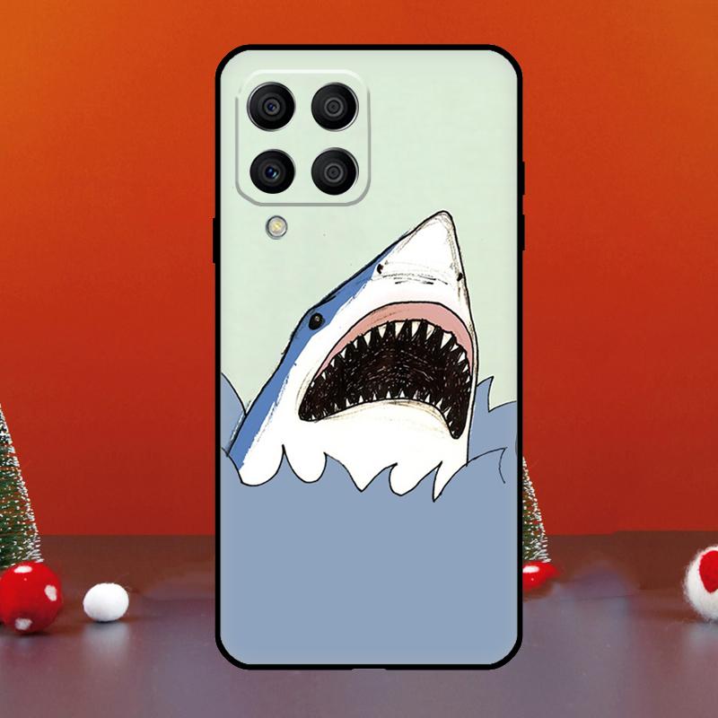 Мультяшная акула для Samsung Galaxy M14 M34 M54 M11 M21 M31 M13 M33 M35 M53 M55 M15 M12 M32 M52 M06 M16 Чехол