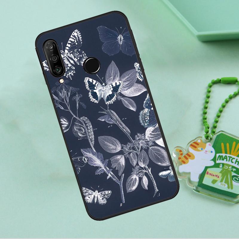 Цветок Бабочка Для Huawei Nova 8i 11i 12i 12s 9 10 SE Y90 Y60 Y70 Y72 Y61 Y91 P20 P30 P40 Lite P60 Pro Чехол
