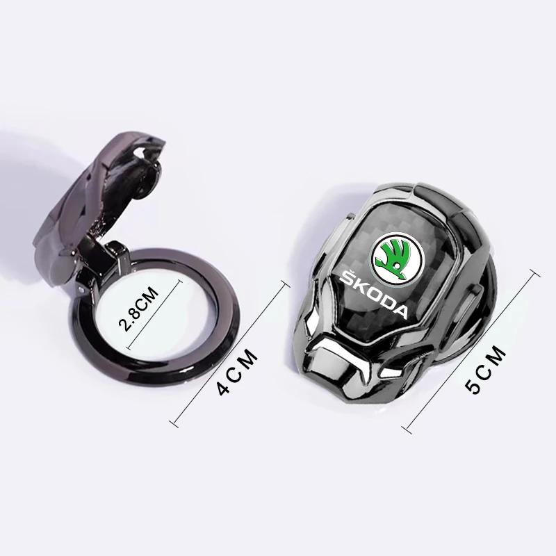 AAFO1 Car One-Click Start Buttons Protective Cover Decoration for Skoda Octavia A5 A7 Fabia 1 Superb Kamiq Rapid Yeti Citigo S Kodiak