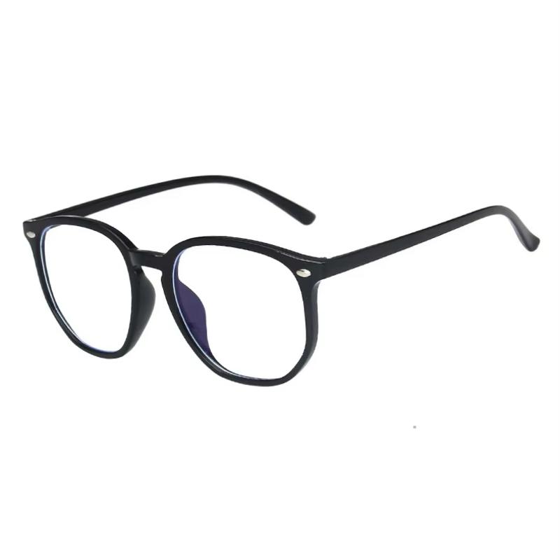 Простые Ретро Неправильные Рисовые Ногти Декоративные Анти-синие Прозрачные Линзы Женские Солнцезащитные Очки