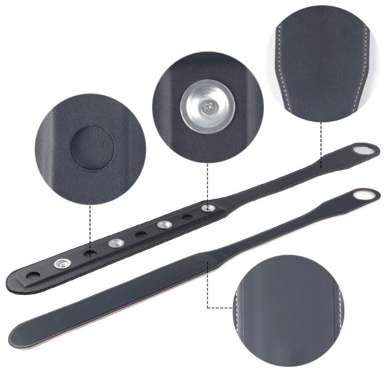 Adjustable PU Leather Cello Endpin Holder Spikes Floor Protector Endpin Stopper for Home End Pin Rest Cello Non-slip Pad