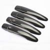 Carbon Fiber Car Door Handle Cover Trim Stickers For Nissan March Micra 2017 2018   Car Styling
