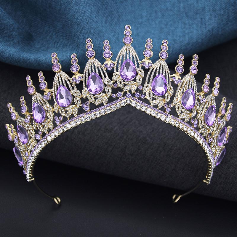 Luxury 13 Color Wedding Crown Princess Queen Tiaras and Crowns for Party Birthday Tiara Hair Jewelry Bridal Dress Accessories