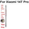 LCD Display Screen Frame Cover For Xiaomi 14T Xiaomi 14T Pro Middle Frame Housing Cover Bezel with Side Button Spare Parts