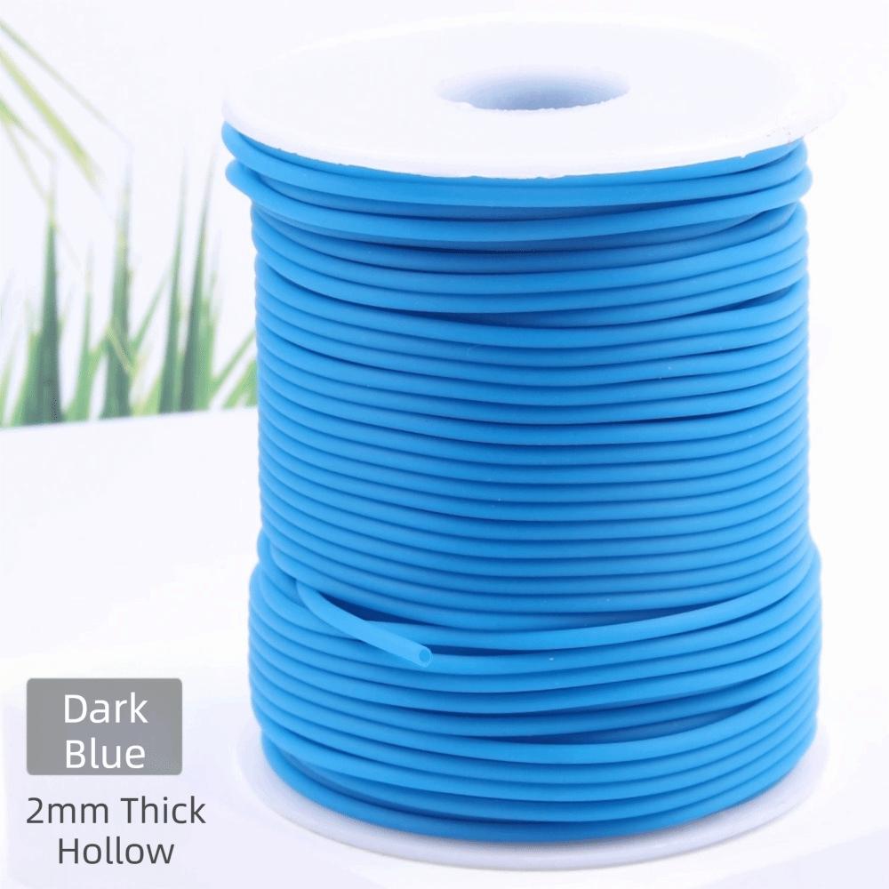 Round Shape Elastic Knitting Cord Transparent Hose Stretch Stitch Cord Necklace Making