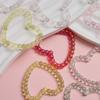 Earrings For Bracelet Necklace Love Heart Acrylic Fashion DIY 39.6*36.8mm Gifts DIY Jewelry Accessories  Home