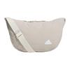 Adidas Recycled Polyamide Shoulder Bag Unisex Light Gray Adidas JJ4343