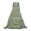 Outdoor Multi-function Large Capacity Chest Bag Solid Color Backpack
