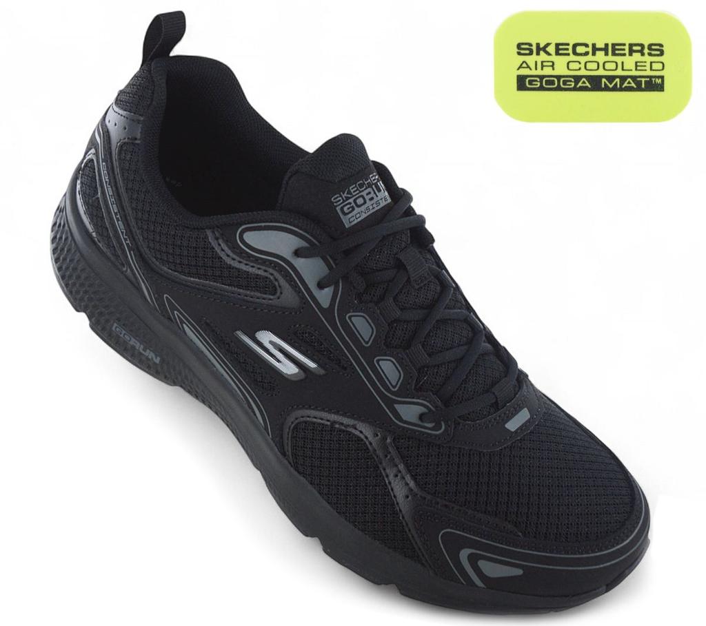 Skechers GOrun Consistent - Мужские кроссовки для тренировок Черные 220034-BKCC ОРИГИНАЛ