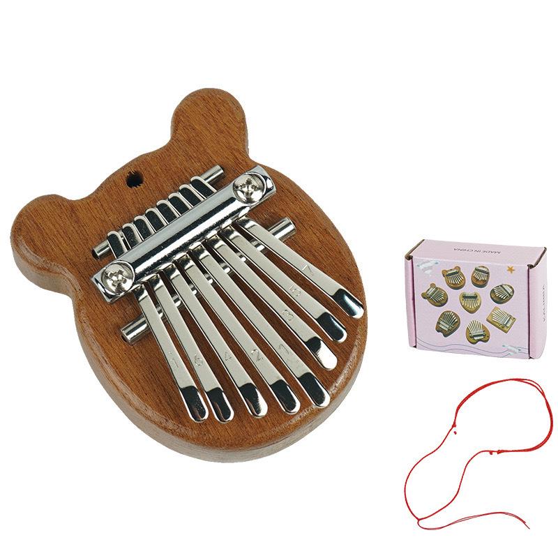 Mini 8-Note Kalimba Thumb Piano - Portable Educational Toy for Kids
