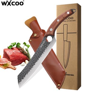 WXCOO Нержавеющая сталь с высоким содержанием углерода Нож мясника Многофункциональный нож для разделки костей для фруктов Мясорубка Кухонный нож Инструмент для готовки