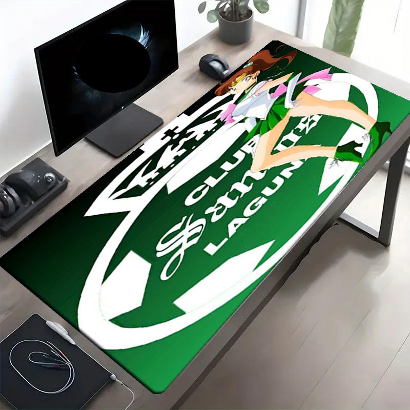 Коврик для мыши с принтом Club Santos Laguna, противоскользящий коврик для настольного компьютера и клавиатуры, для ПК, ноутбука, игр, работы, повседневного использования, классный подарок-сюрприз на фестиваль