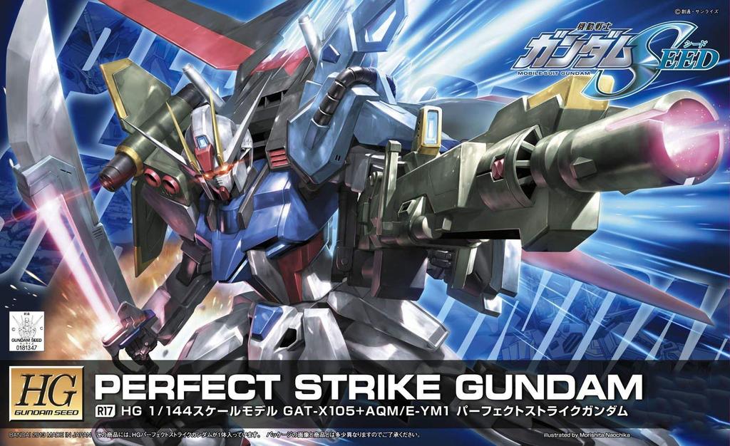 BANDAI SPIRITS HG Mobile Suit Gundam SEED Perfect Strike Gundam масштабная пластиковая модель R-17 GAT-X105 1/144 с цветовой кодировкой