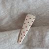 2pcs Sweet Style Duckbill Hair Pin Anti-slip Side Bang Hair Clip Fresh Polka Dot Hair Clip  Girl