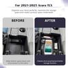 Center Console Organizer for Acura TLX 2025-2025 Accessories ABS Armrest Storage Box Interior Center Console Tray Storage Box
