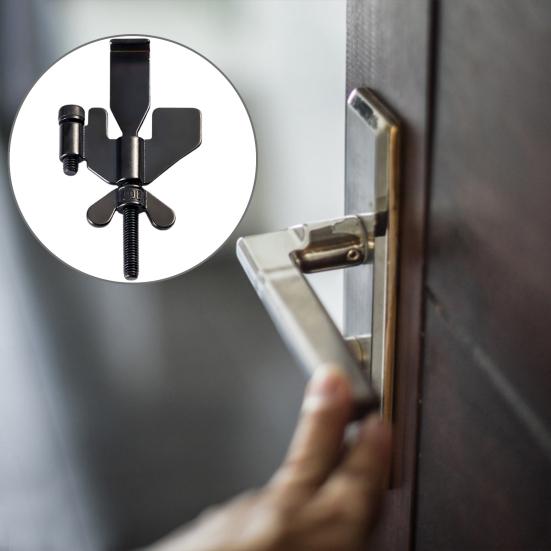 Door Stopper Adjustable Portable Simple Installation Door Lock Travel Essential for Hotel Apartment Dorm Security