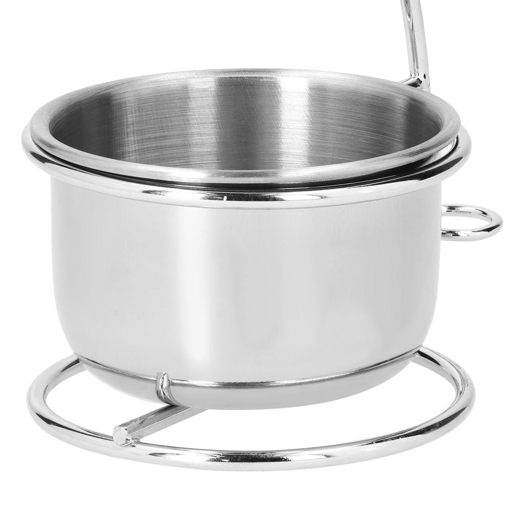 Набор подставка для бритья и чаша Металлический держатель для помазка для бритья Нержавеющая сталь Подставка для мыла для бритья Чаша