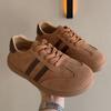 Autumn New Retro Versatile Niche Thick-soled Women's Flat-bottomed Casual Sports Board Shoes Tide