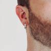 USA Free Ship 14K Gold Plating Hypoallergenic Huggie Cubic Zirconia Sterling Silver 925 Jewellery Women 5A CZ Hoop Earrings Men