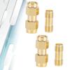 4PCS Double Pass Connector 2PCS SMA Male to Male Adapter Golden SMA Connector Kit  Technicians