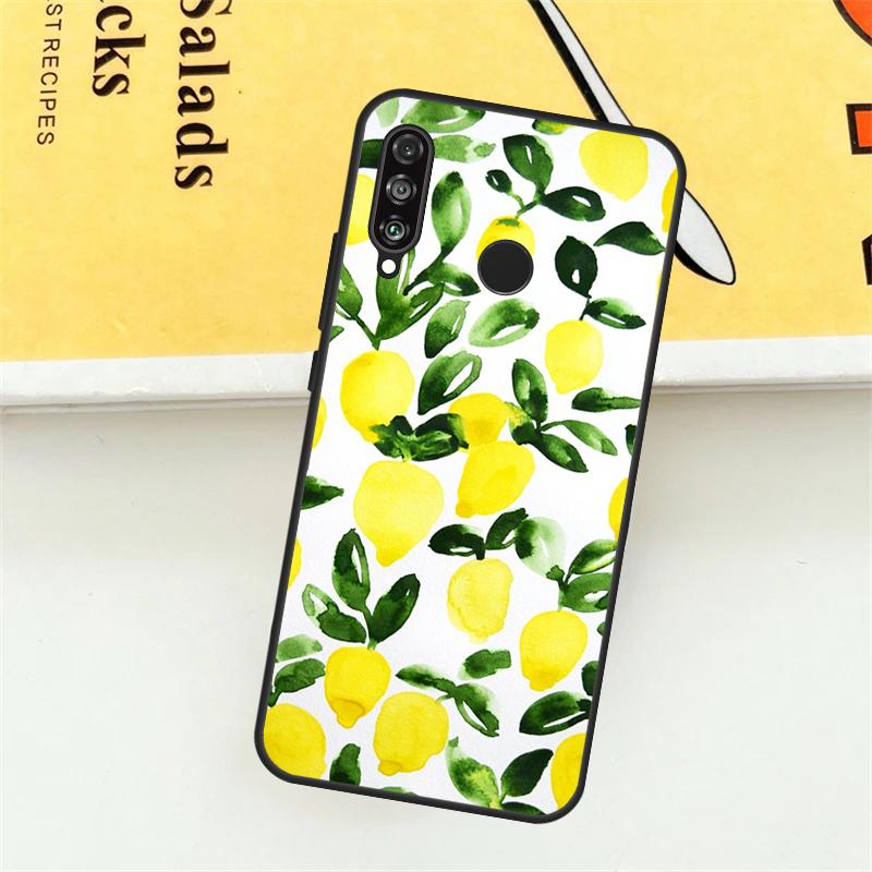Летний Фруктовый Лимон Для Huawei Nova 12i 7i 8i 11i Y73 Y72 Y61 Y91 Y90 Y70 Y60 9 10 SE 11 Pro P30 P40 Lite Чехол