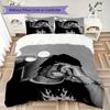 Travis Scott Pattern Bedding uilt Set uilt Cover Pillowcase Home Decoration Birthday Gift (1 * duvet cover + 2 * pillowcase without core)