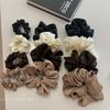High-quality silky satin large, medium and small intestine hair ring head rope Korean hair rope rubber band hairaccessorieswomen