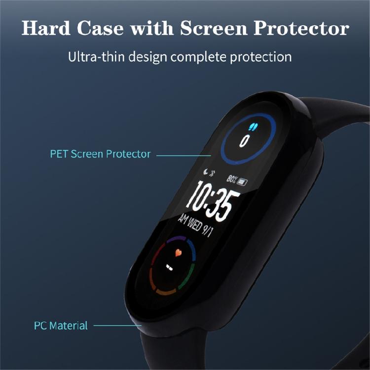 9D Стеклянная пленка для Mi band 3 4 5 6 Nfc Защитный чехол для экрана + Пленка
