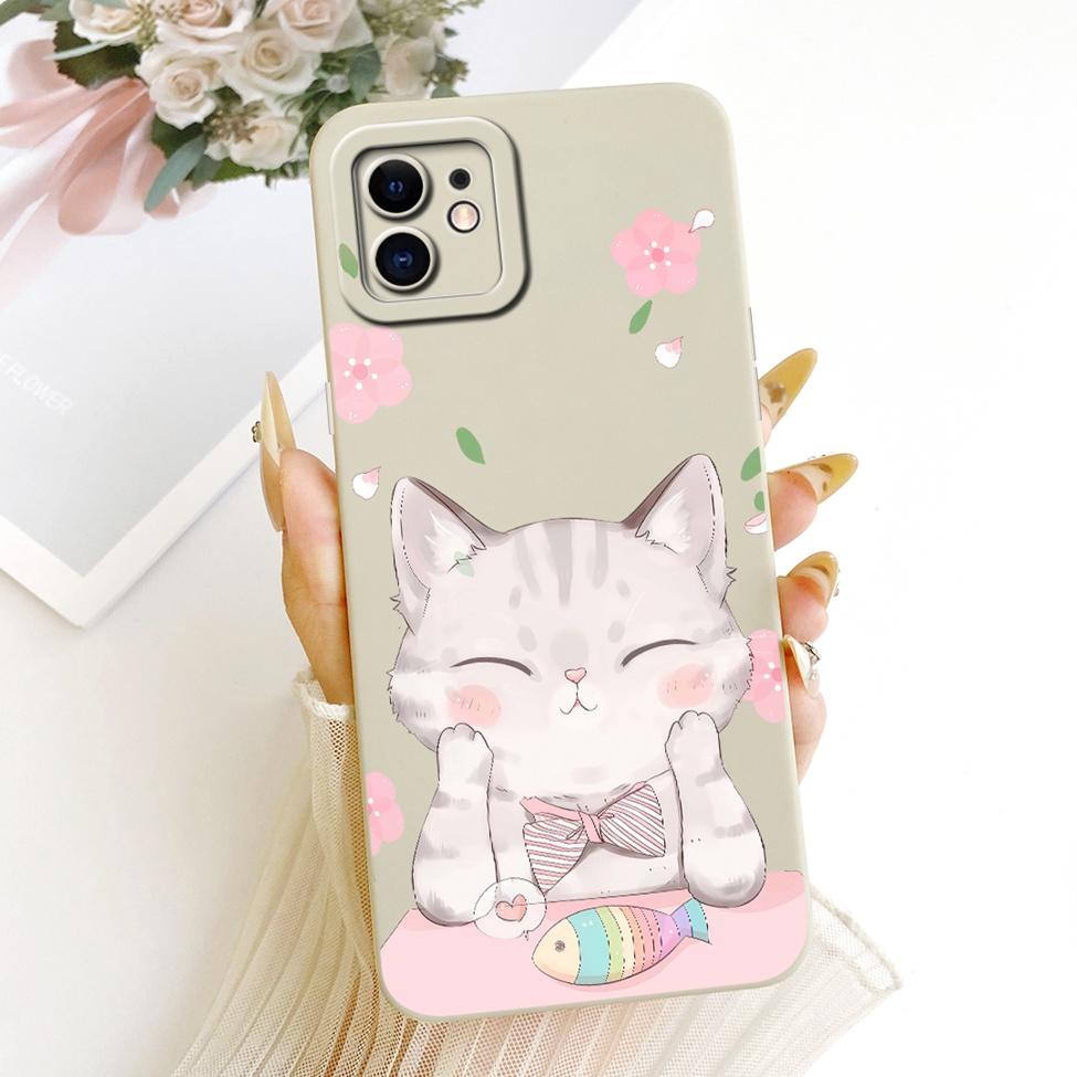 5,4'' Чехол Для iPhone 12 mini Чехол-крышка Силиконовый Роскошный Модный Крутой Кавайный Милый Расписной Funda A2399 A2176 A2398 A2400