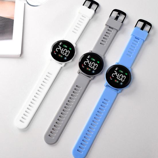 Детские светодиодные цифровые часы с автоматической датой, неделей, водонепроницаемые, с календарем, спортивные наручные часы для мальчиков