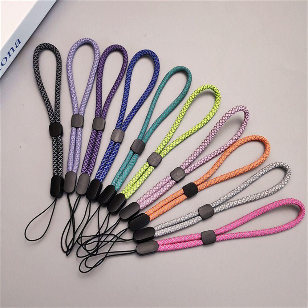 Регулируемый ремешок для сотового телефона Флуоресцентный ремешок для телефона на запястье Цепочка для мобильного телефона DSLR-камера