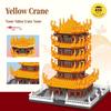 Lego-Compatible Micro-Particles: Yellow Crane Tower Suzhou Garden Chinese-Style Building Blocks