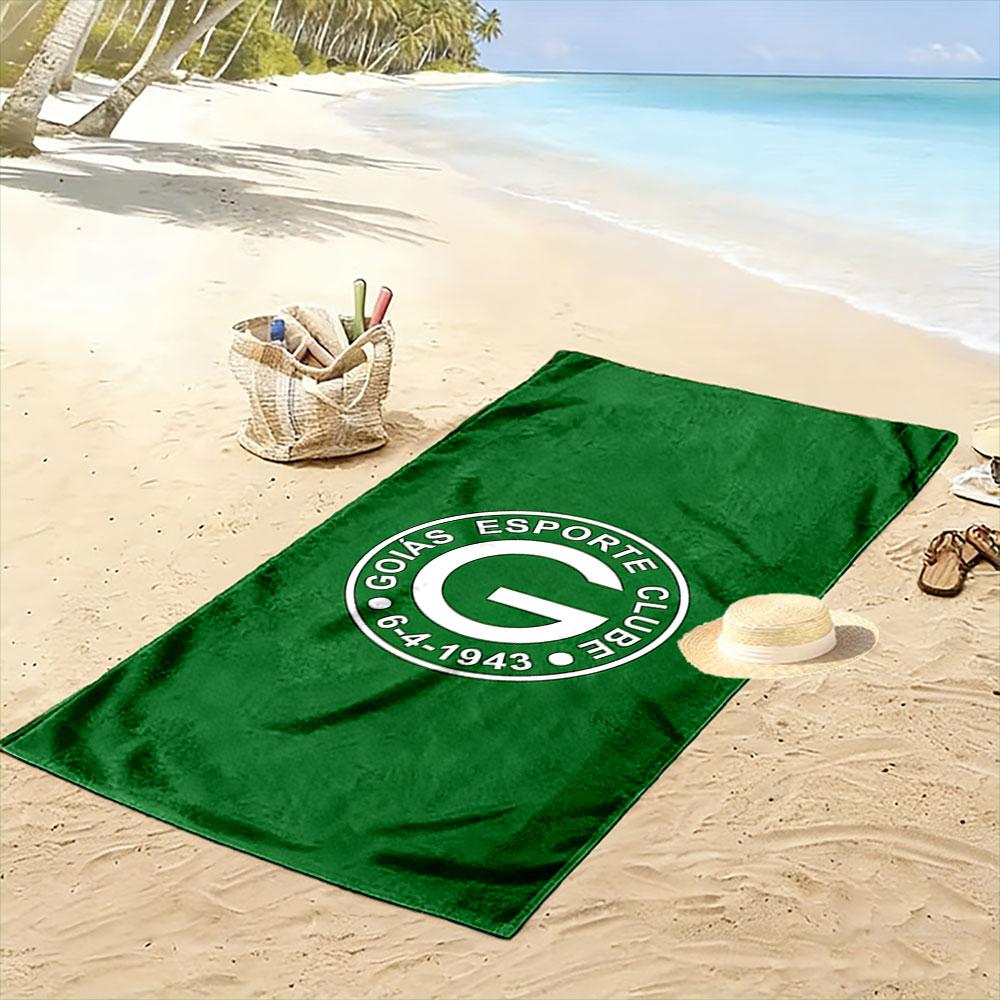 Green Goiás Esporte Clube Logo Beach Towel Quick-drying for Travel Outdoor Sports Jogging Beach and Swimming