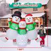 Inflatable Toys Christmas Decorations Gingerbread Man Snowman Arch Built-in LED Lights Model Party Xmas Holiday Decor Ornaments