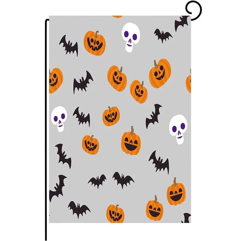 Рождество Хэллоуин День благодарения Сад Флаг Приветственная вечеринка Фестиваль Домашний Подвесной Баннер Декор 47X32 см
