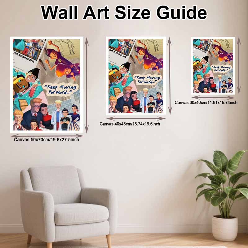 Disney diamond painting full drill 5D Robinson family diamond art home decoration creative handicraftsKeep Moving Forward