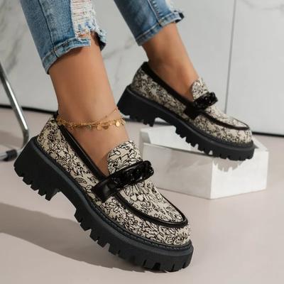 Fujin Denim Print Cloth Synthetic Leather Platform Wedge Sneaky Comfy High Brand Весенняя мода Осенняя повседневная обувь