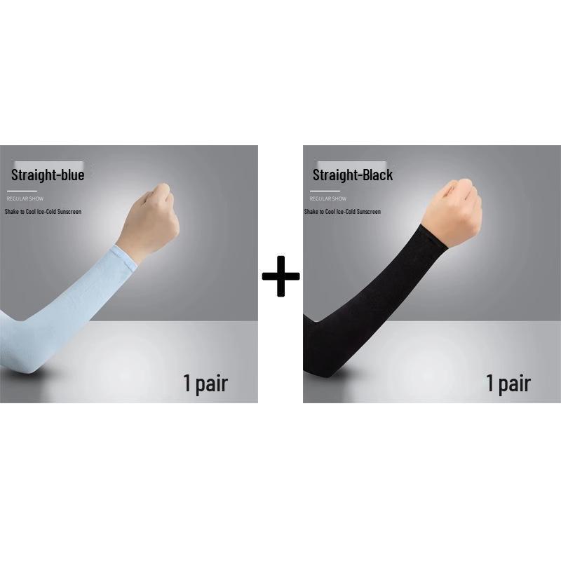 Ледяные рукава с защитой от УФ-лучей для мужчин и женщин - Тонкий стиль, велосипедные перчатки и налокотники