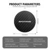 For KIA 2pcs Car Carbon Fiber Silicone Car Coasters Water Cup Slots Non-Slip Mat Drink Pads Sportage Ceed Sorento Niro CadenzaYT4 