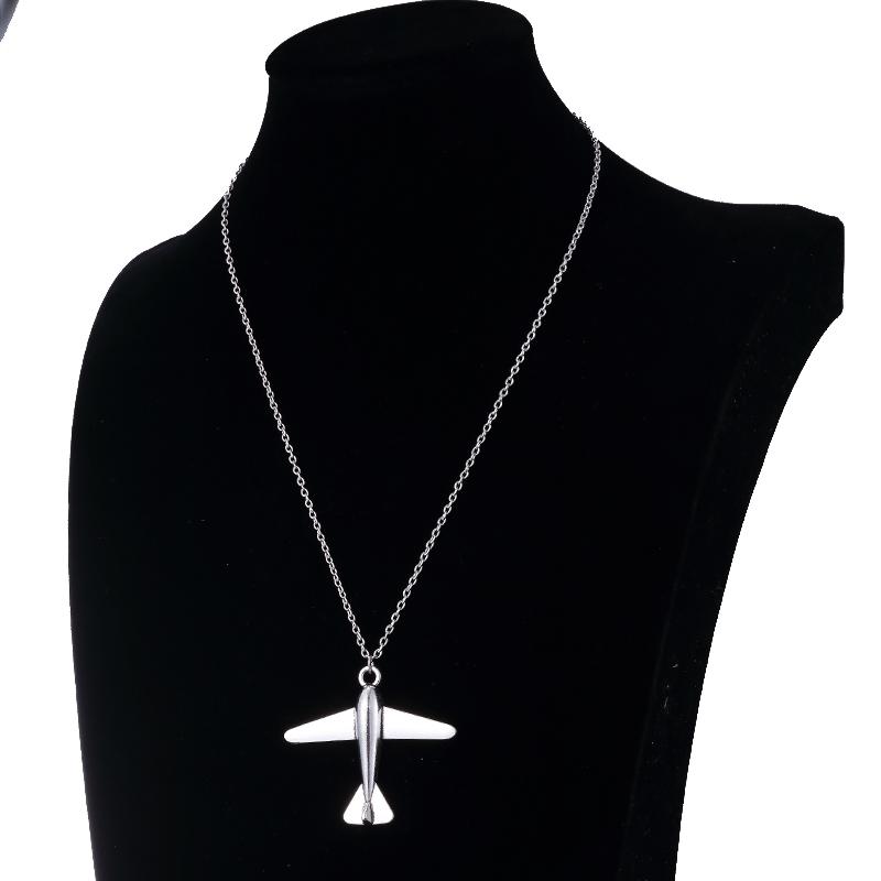 Fashion Vintage Charm Plane Necklace Airplane Pendant For Men And Women Jewelry Gifts