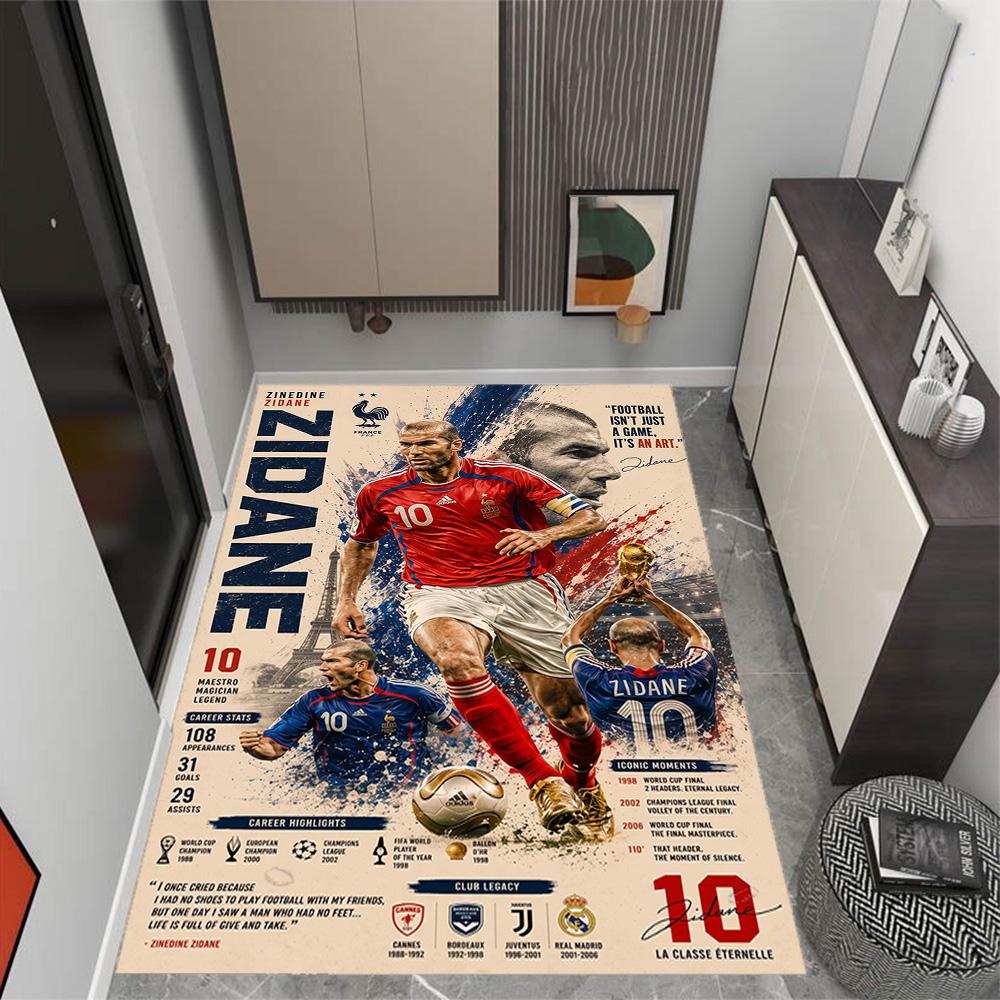Soccer Player Celebration Area Rug Design for Kitchen Outdoor Bedrooms Decorate room Antislip Carpet Decorate Offices Spiritual Gift