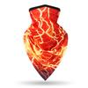 Summer UV Protection Cycling Triangle Face Mask Neck Gaiter Cover Scarf Paisley Ice Silk Mesh Bandanas