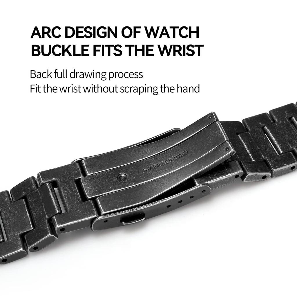 This MOD Custom Kit Is Compatible with Casio G-Shock DW-6900 DW-6900 Metal Case, Bezel, and 316 Stainless Steel Band. (DW-6900 Series)