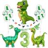 3D Dinosaur Foil Balloon Boy's Birthday Party Decoration Dinosaur Party Balloon Banner Jungle Animal Part Supplies