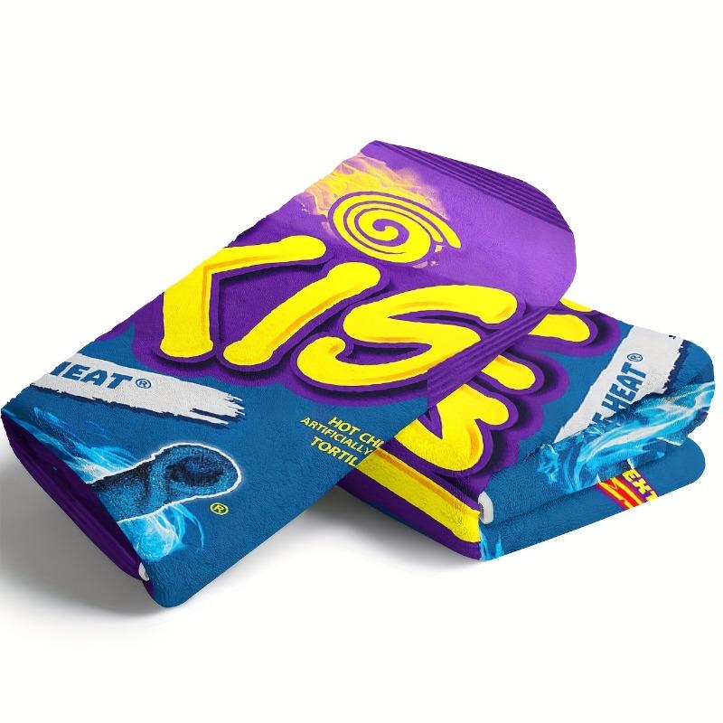 Мягкое уютное фланелевое одеяло с узором Takis, универсальное и теплое для сна, офиса, школы, дома, пикника, путешествий и подарков
